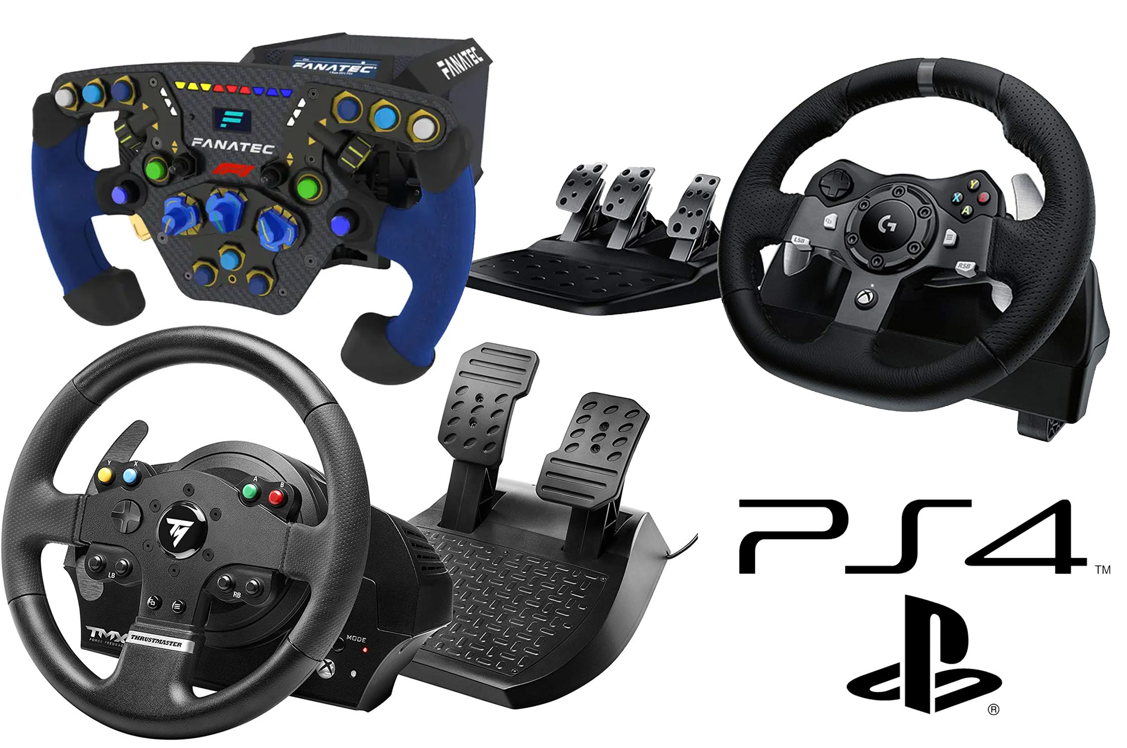 Volante + pedali PlayStation 4 - Console e Videogiochi In vendita a Torino