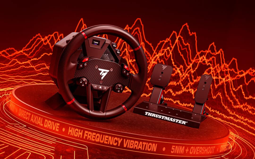 Presentato il T598 di Thrustmaster: azionamento diretto assiale su PS5, PS4 e PC