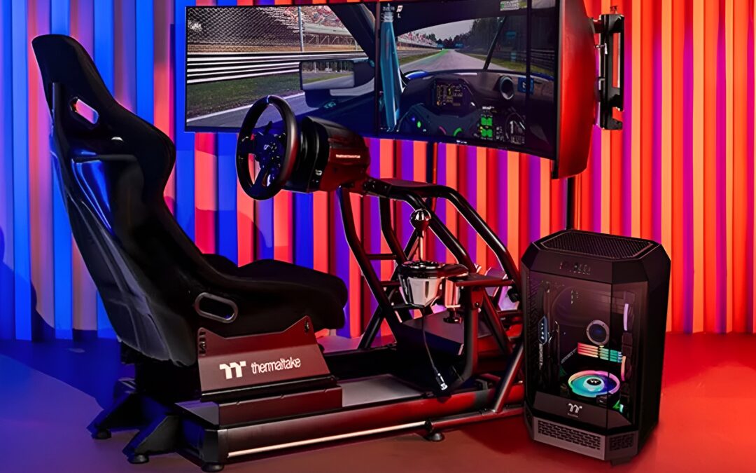 Thermaltake colpisce duro al CES 2025: presentati il volante G6 e il sistema di movimento GM5!
