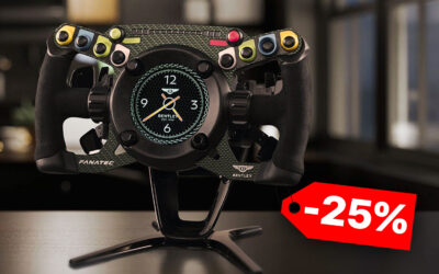 Il volante Fanatec Bentley GT3 con il 25% di sconto, solo fino al 18 luglio