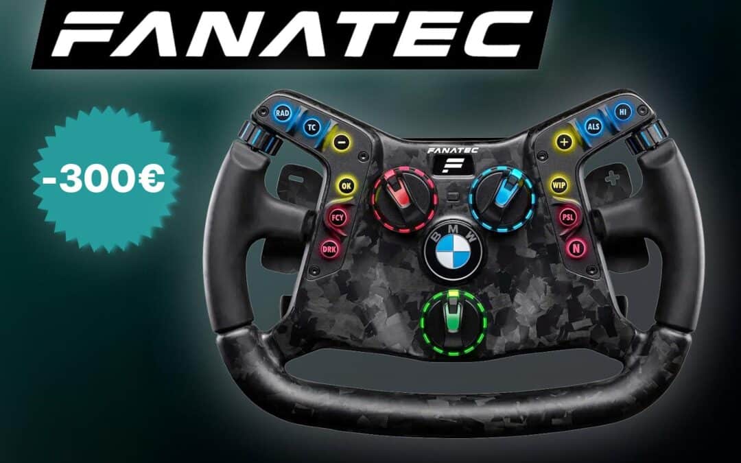 Fanatec Podium BMW M4 GT3: 300€ di sconto su questo leggendario volante, offerta limitata!