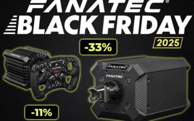 Black Friday Fanatec 2025: Promozioni fino al 33% di sconto