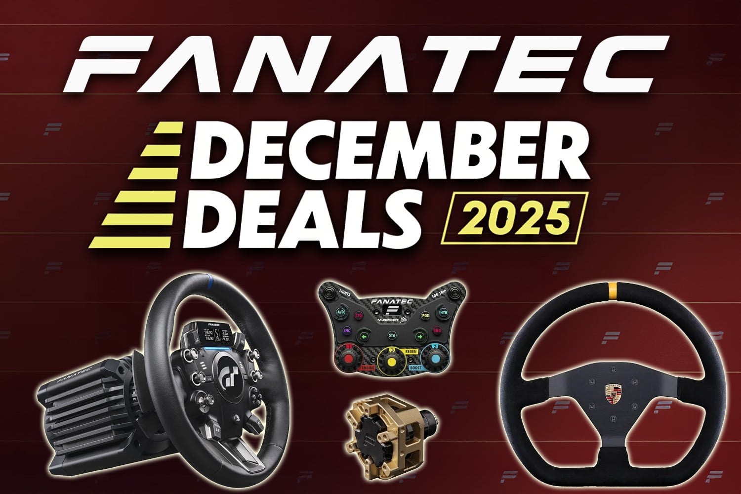 Offerte Fanatec di dicembre sim Racing