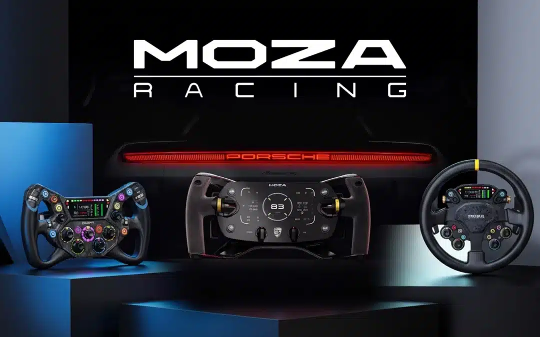 CES 2026: MOZA Racing presenta il volante ufficiale della Porsche Mission R e la sua nuova gamma Pro