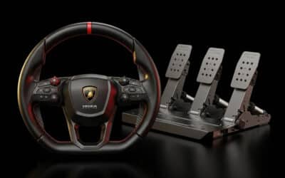 MOZA Racing lancia il volante ufficiale in carbonio della Lamborghini Revuelto e la guarnitura SRP2 Load Cell